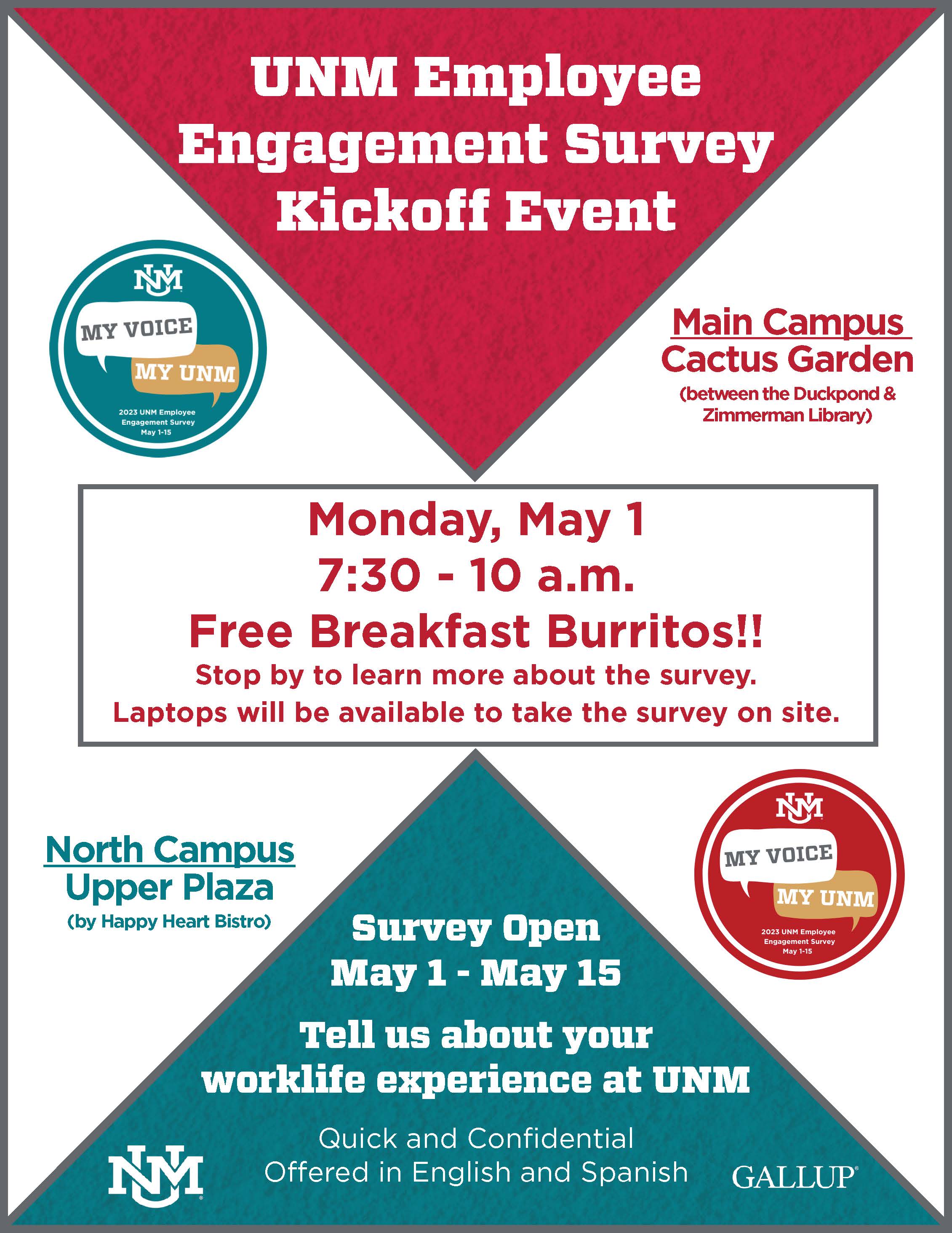 UNM Employee Engagement Survey Kickoff Human Resources The